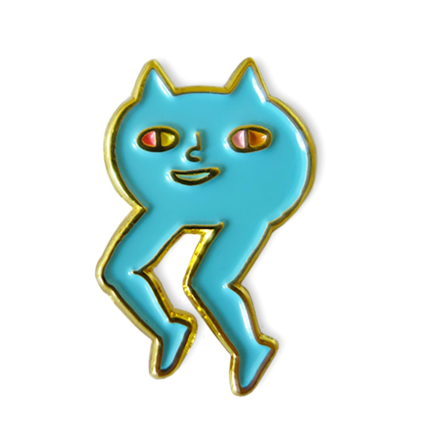 catman enamel pin